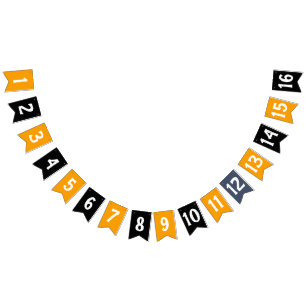 CREATE-YOUR-OWN DIY Custom TEXT design halloween Bunting Flags
