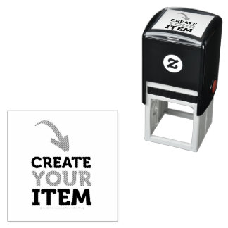 CREATE-YOUR-OWN DIY Custom upload design Black Self-inking Stamp