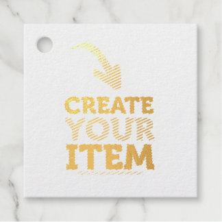 CREATE-YOUR-OWN DIY Custom upload wedding Favour Tags