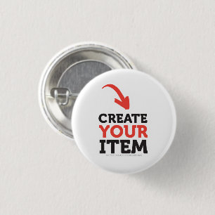 CREATE-YOUR-OWN DIY Custom upload your design 1 Inch Round Button