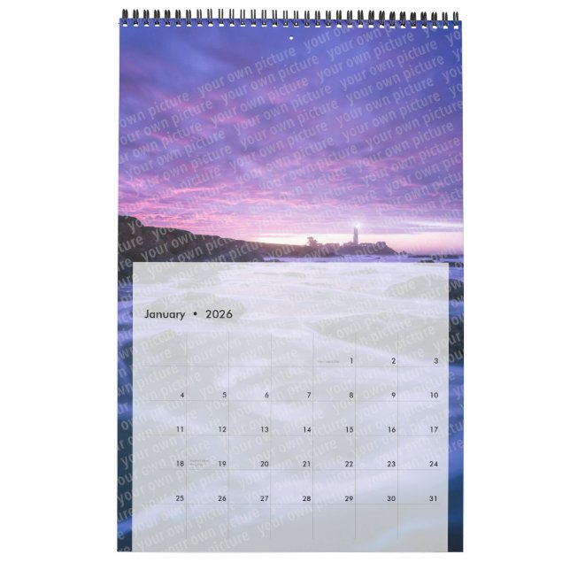 CREATE-YOUR-OWN DIY Custom upload your design Calendar (Jan 2026)