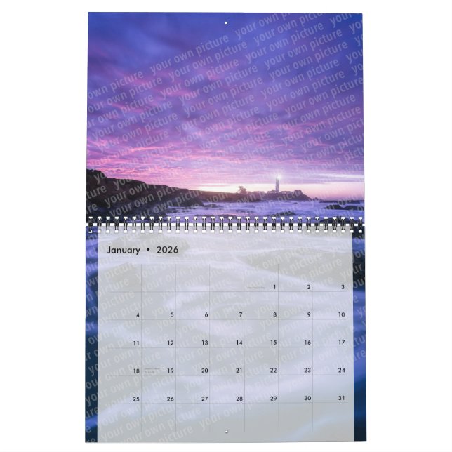 CREATE-YOUR-OWN DIY Custom upload your design Calendar (Jan 2026)