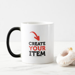 CREATE-YOUR-OWN DIY Custom upload your design Magic Mug