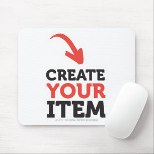 CREATE-YOUR-OWN DIY Custom upload your design Mouse Pad