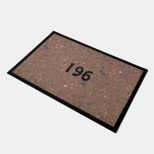 Create your own door mat with number