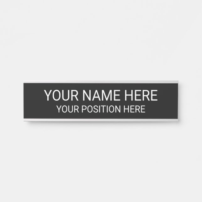 Create Your Own Door Sign (Front)