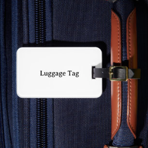 Create Your Own Double-sided Acrylic  Luggage Tag