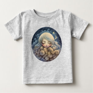 Create Your Own Dreaming Titania in the Clouds Baby T-Shirt