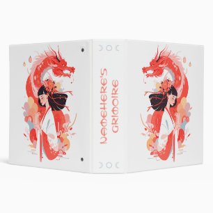 Create Your Own Dreamy Chinese Dragon Maiden Binder
