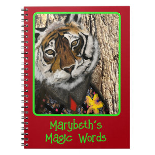 Create Your Own Dressed up Tiger Magic Notebook
