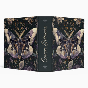 Create Your Own Dusty Purple Moth Gilded Garden Binder