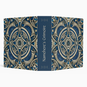 Create Your Own Dwarven Steel Grey Celtic Knotwork Binder