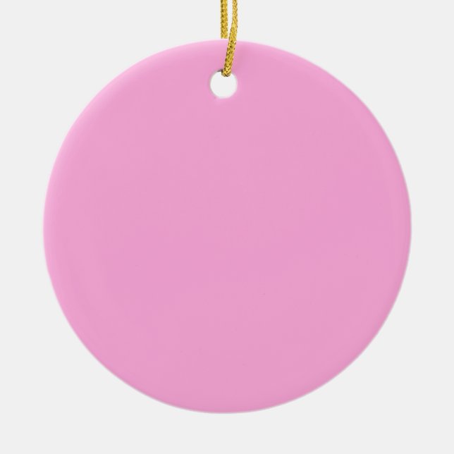 Create Your Own editable Ceramic Ornament (Front)