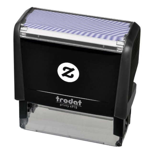 Create Your Own editable dark gray Self-inking Stamp (Product)