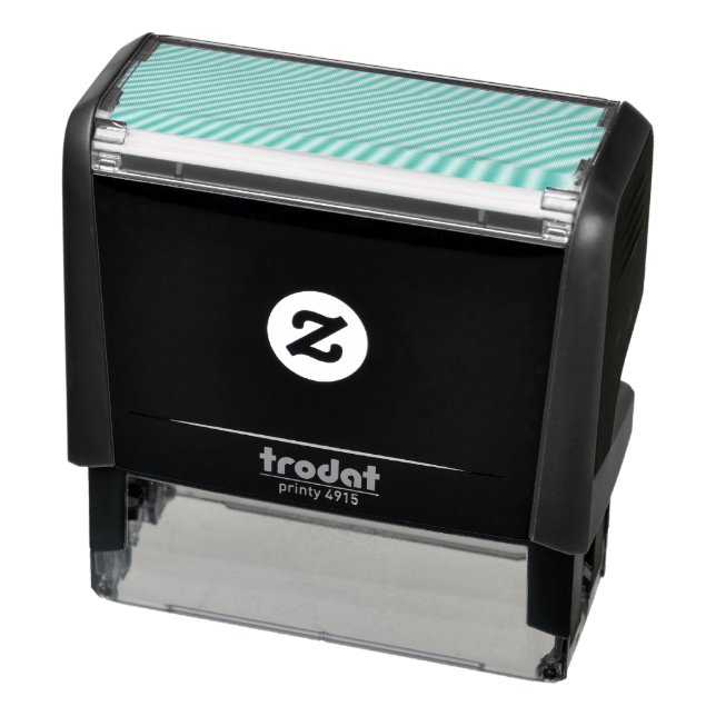Create Your Own editable dark gray Self-inking Stamp (Product)