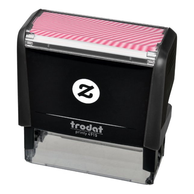 Create Your Own editable dark gray Self-inking Stamp (Product)