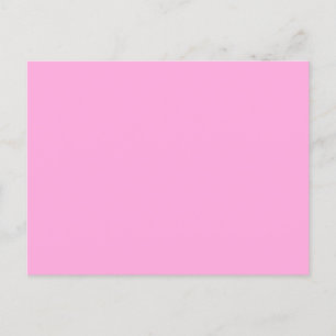 Create Your Own editable light magenta Announcement Postcard