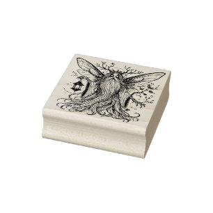 Create Your Own Elderwood Tree Fairy Rubber Stamp