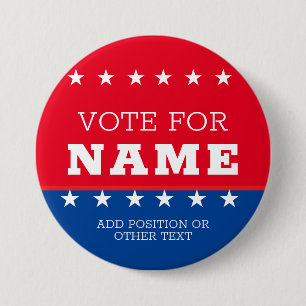 Create Your Own Election Design Campaign Button