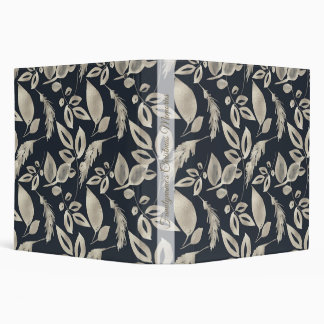Create Your Own Elegant Black & Gold Foliage Binder