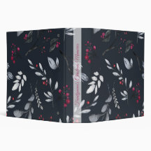 Create Your Own Elegant Black & Red Holly