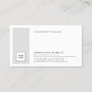 Create Your Own Elegant Corporate Logo Plain Business Card