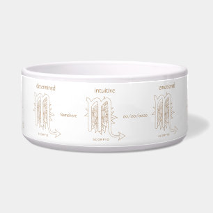 Create Your Own Elegant Gold & White Scorpio