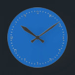 Create Your Own elegant Hebrew Clock, Personalized Round Clock<br><div class="desc">Wall Clock (HEBREW Numerals): Create Your Own - personalized professional branded item with custom logo / photo and easy further adjustments by adding text,  background colours or more images. Simple way to personalize your business,  create cool gifts for your family & friends for every occasion.</div>