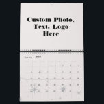 Create Your Own Elegant Modern Custom Personalized Calendar<br><div class="desc">Choose from 16 calendar templates to customize and personalize to create your exclusive and unique photo calendar or multi-faceted design themes. Upload family photos and take a custom photo collage Calendar for Christmas gift, Hannukah, or kwanza gift. Create Your Own Custom Photo Playful Party Calendar. Customizable DIY calendar with any...</div>