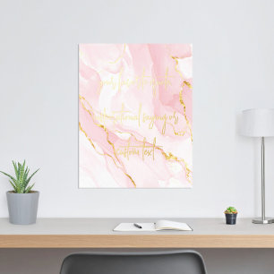 Create Your Own Elegant Modern Custom Quote Foil Prints
