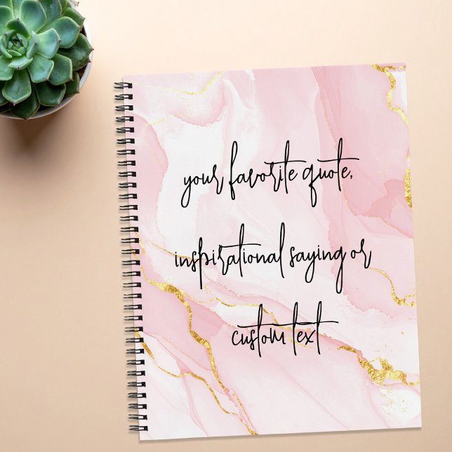 Create Your Own Elegant Modern Custom Quote Notebook (Creator Uploaded)