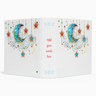 Create Your Own Elegant Moon and Stars Binder