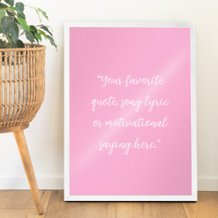 Create Your Own Elegant Script Custom Quote Poster