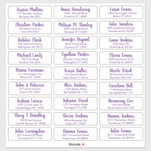 Create Your Own Elegant Wedding Guest Address
