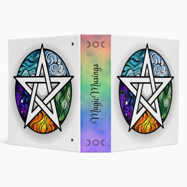 Create Your Own Elemental Pentacle Binder (Background)
