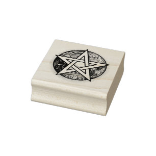 Create Your Own Elemental Pentacle Rubber Stamp