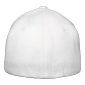 Embroidered Hat, Basic Flexfit Wool Cap  (Back)