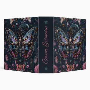 Create Your Own Enchanted Kaleidoscope Moth Floral Binder