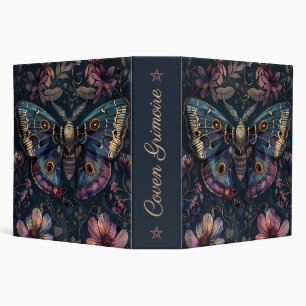 Create Your Own Enchanting Colourful Moth Floral Binder