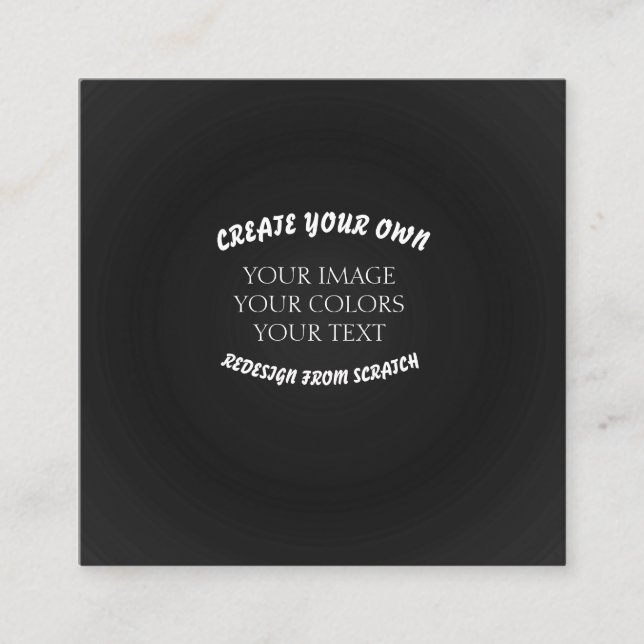 Create Your Own Enclosure Card (Front)