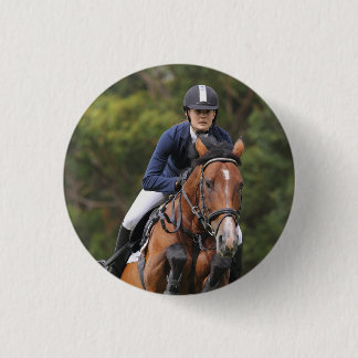 Create Your Own Equestrian Horse Photo Custom 1 Inch Round Button