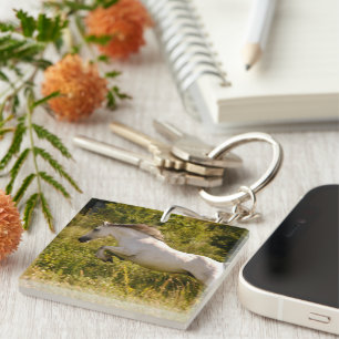 Create Your Own Equestrian Horse Photo Custom Keychain