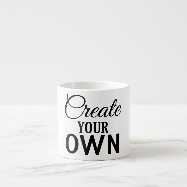 Create Your Own Espresso Cup (Front)