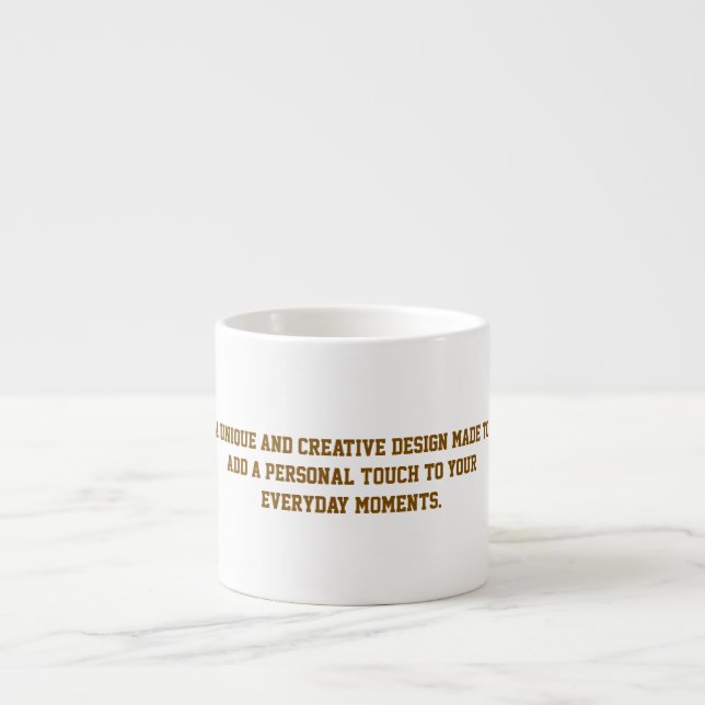 Create Your Own Espresso Mug (Front)