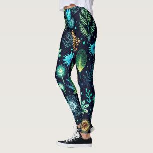 Create Your Own Ethereal Spring Meadow Wildflowers Leggings