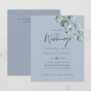 Create Your Own Eucalyptus Dusty Blue Wedding