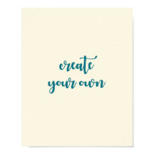 Create Your Own Fab Fun Shower Poster