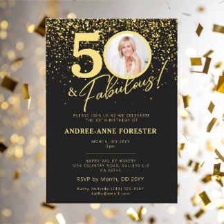 Create Your Own Fabulous Photo Birthday Invitation