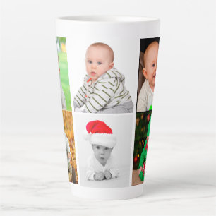 Create Your Own Family Baby Photo Latte Mug