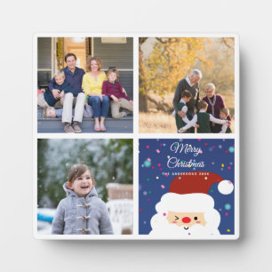 Create Your Own Family Christmas Photo Collage Plaque